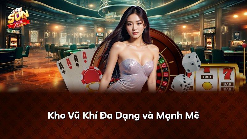 Kho Vũ Khí Đa Dạng và Mạnh Mẽ